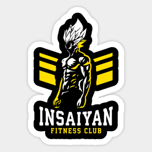 Fitness Lift Train Insaiyan Anime Gym Bodybuilding Workout Sticker